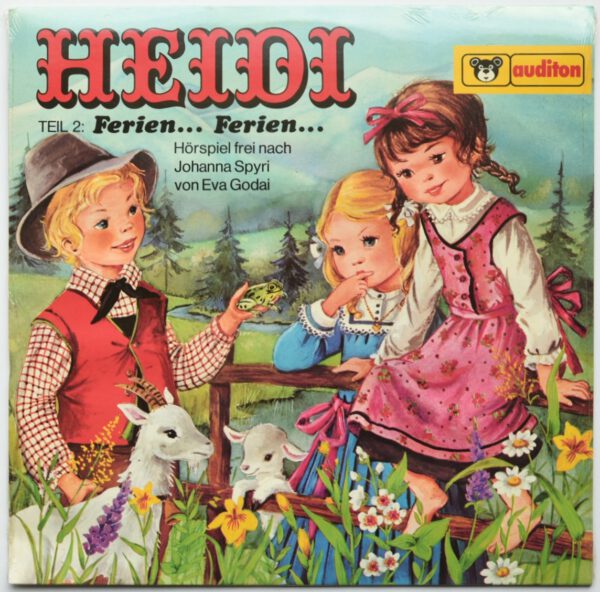 Johanna Spyri ‎– Heidi Teil 2: Ferien... Ferien... Auditon Hörspiel LP MINT