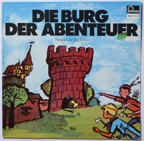 Enid Blyton ‎– Die Burg Der Abenteuer Fontana Abenteuer Serie Vinyl