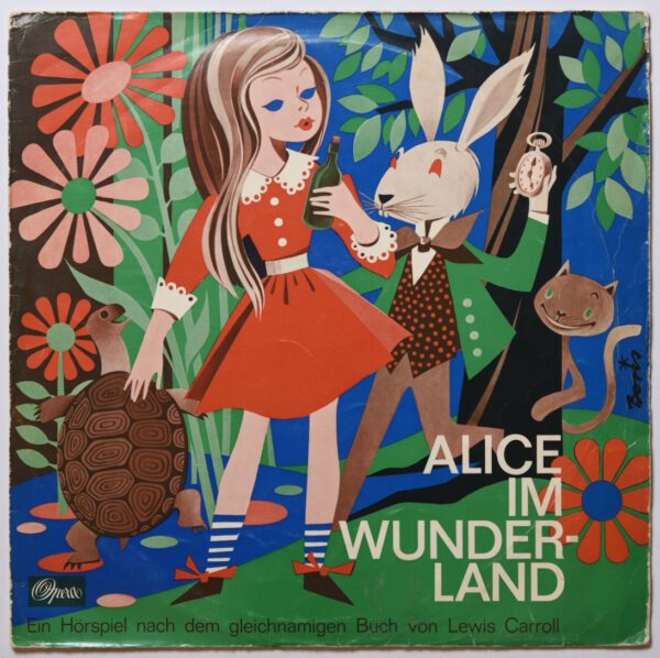 Lewis Carroll - Alice im Wunderland Hörspiel Schallplatte VG++ Opera
