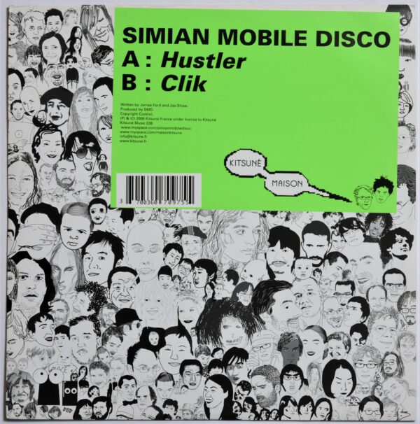 Simian Mobile Disco ‎– Hustler / Clik 12" Tech House EX/EX