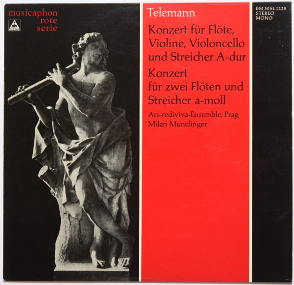 Telemann - Konzert für Violine Bärenreiter Musicaphon LP NM
