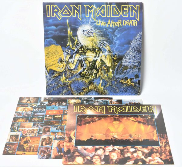 Iron Maiden ‎– Live After Death Heavy Metal 2x OIS Booklet