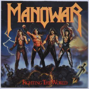 Manowar ‎– Fighting The World Heavy Metal 1987 ATCO