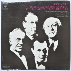 Beethoven / The Budapest String Quartet ‎– Quartet No. 12 US 1963