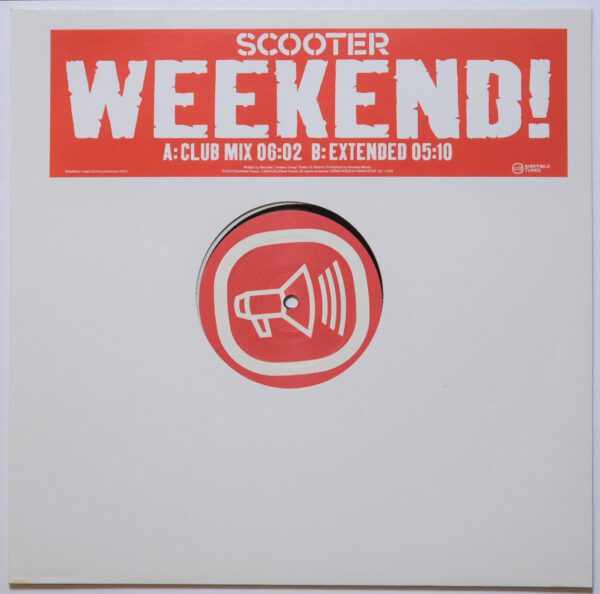 Scooter ‎– Weekend! Trance Electronic Sheffield Tunes