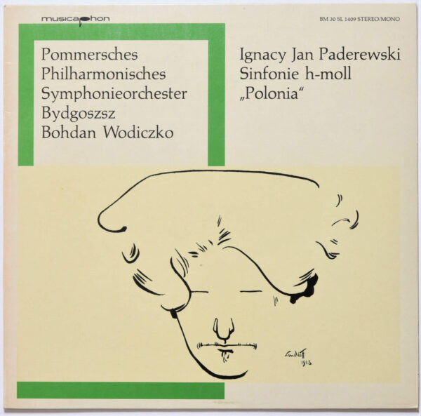 Paderewski / Wodiczko ‎– Sinfonie H-Moll Polonia Bärenreiter-Musicaphon