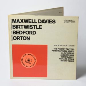 Davies, Birtwistle Bedford, Orton – New Music From London US Vinyl