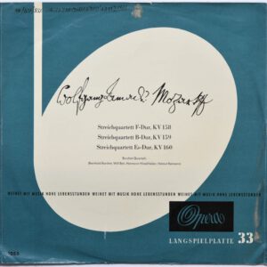 Mozart / Barchet Quartett - Streichquartett KV 158, 159, 160 Opera 2750