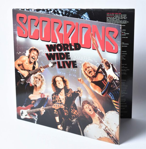 Scorpions ‎– World Wide Live Harvest 1985 Germany Vinyl