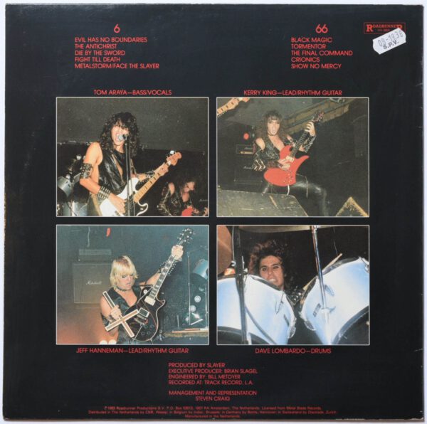 Slayer ‎- Show No Mercy – Bild 2