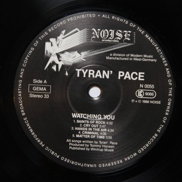 Tyran Pace - Watching You – Bild 4