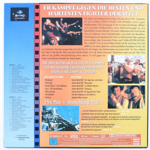 Laserdisc - The Quest – Die Herausforderung