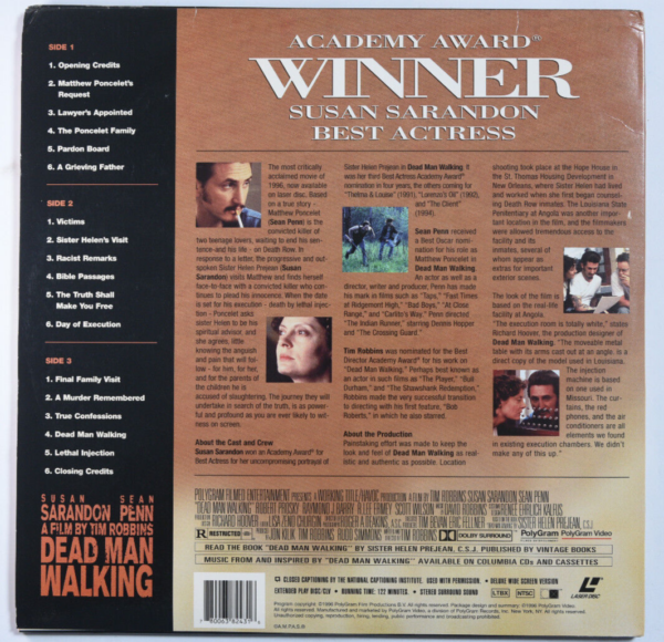 Dead Man Walking – 2-Disc Laserdisc