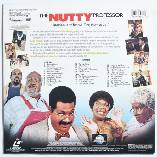 The Nutty Professor – Laserdisc