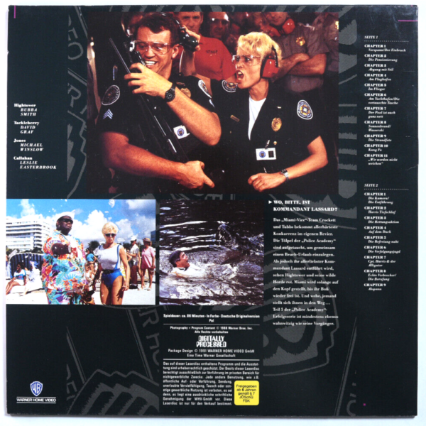 Police Academy 5 - Auftrag Miami Beach – Laserdisc