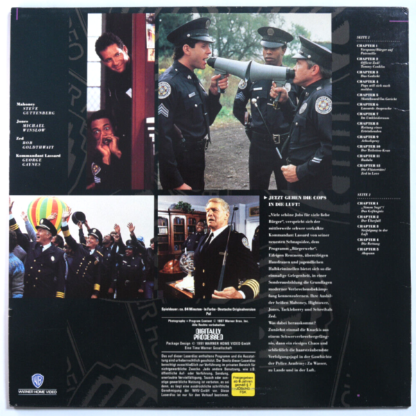 Police Academy 4 - Und jetzt geht´s Rund! – Laserdisc