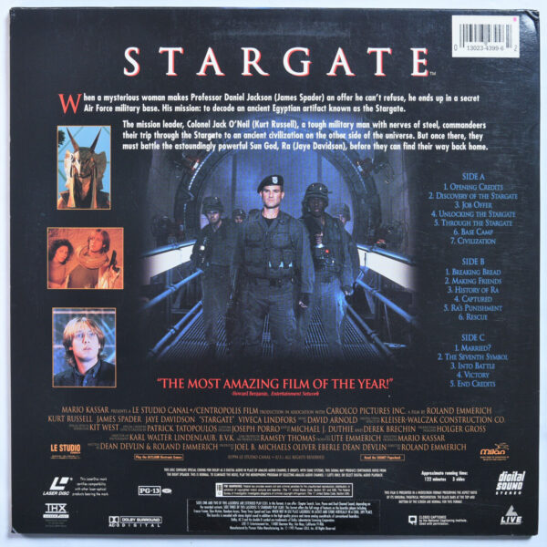 Stargate – 2-Disc Laserdisc