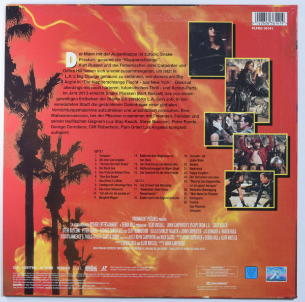 Flucht aus L.A. – Laserdisc