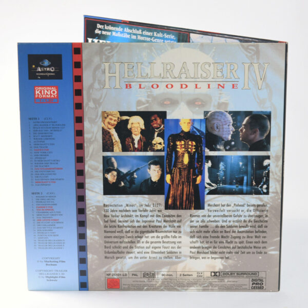 HELLRAISER 4 - Bloodline – Laserdisc