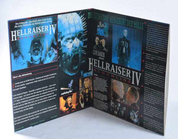 HELLRAISER 4 - Bloodline – Laserdisc