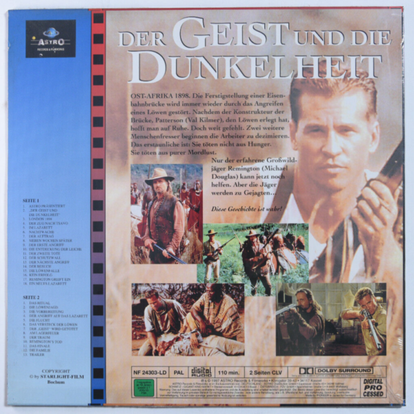 Der Geist und die Dunkelheit – Laserdisc