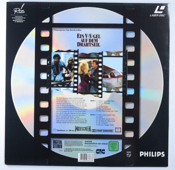 Ein Vogel auf dem Drahtseil – Laserdisc