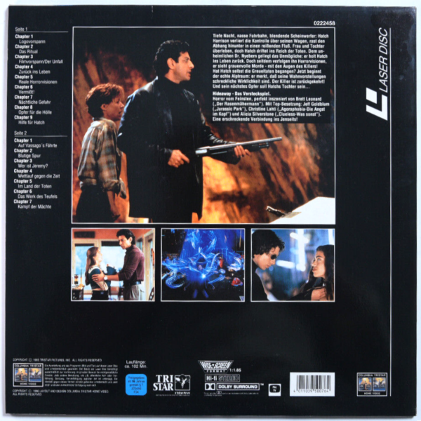 Hideaway - Das Versteckspiel – Laserdisc