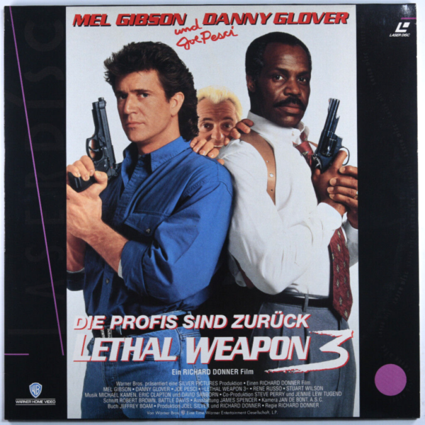 Lethal Weapon 3 - Die Profis sind zurück – Laserdisc