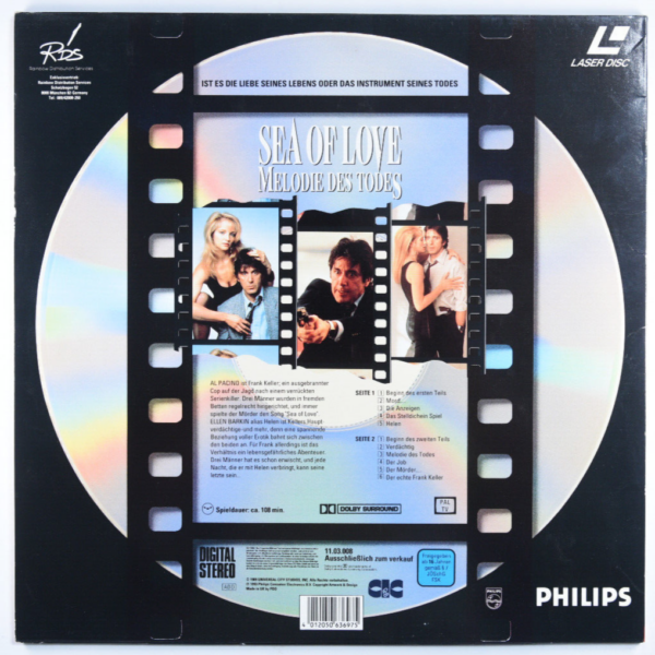 Sea of Love – Laserdisc