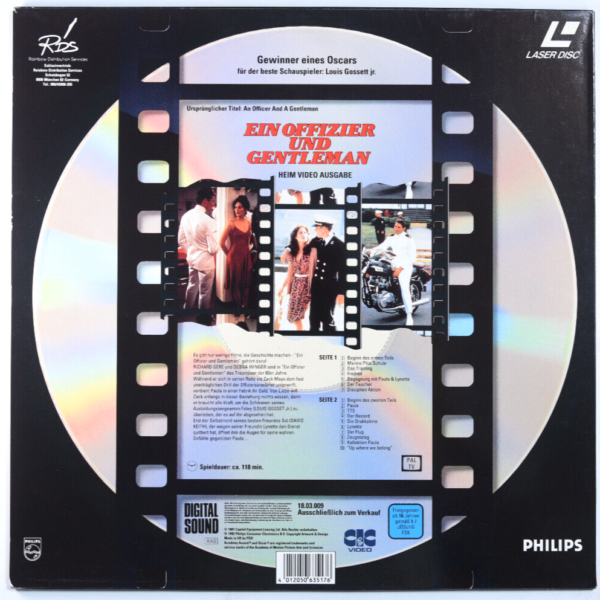 Ein Offizier und Gentleman – Laserdisc