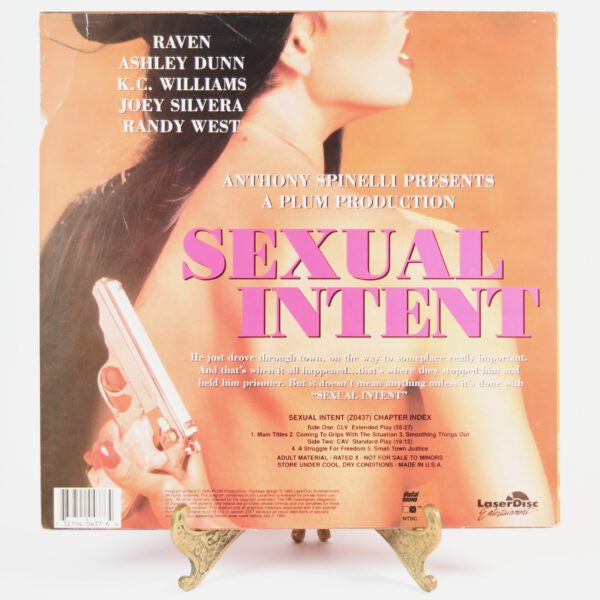 Sexual Intent – Laserdisc