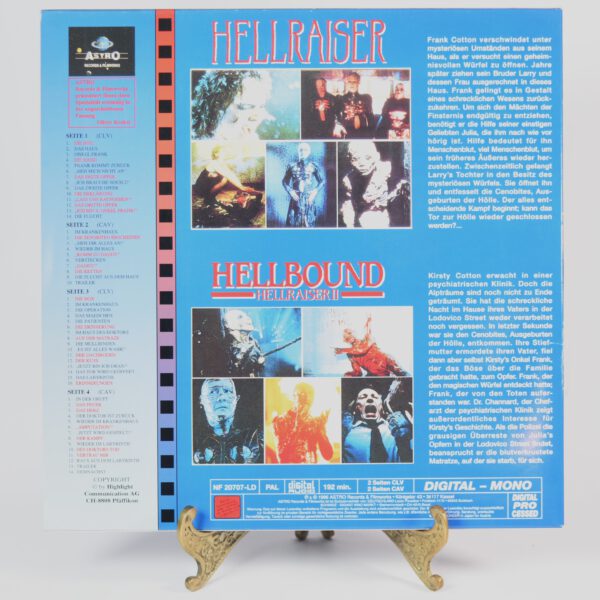 Hellraiser Teil 1 + 2 – Laserdisc