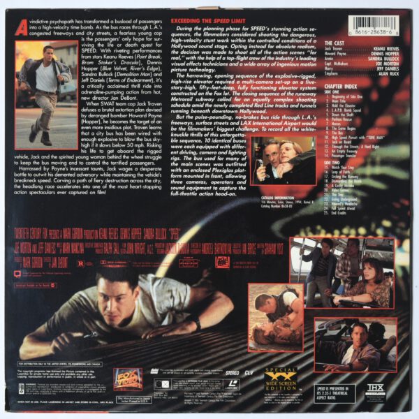 Speed – Laserdisc