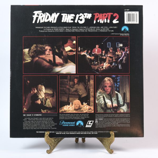 Friday the 13th - Part 2 – Laserdisc