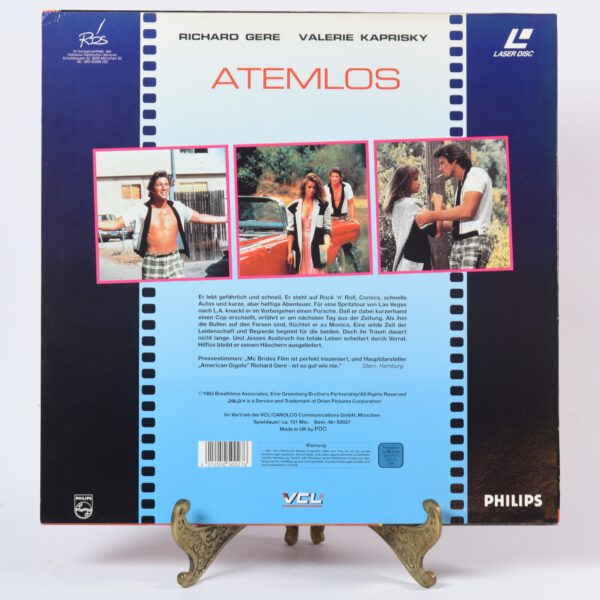 Atemlos – Laserdisc