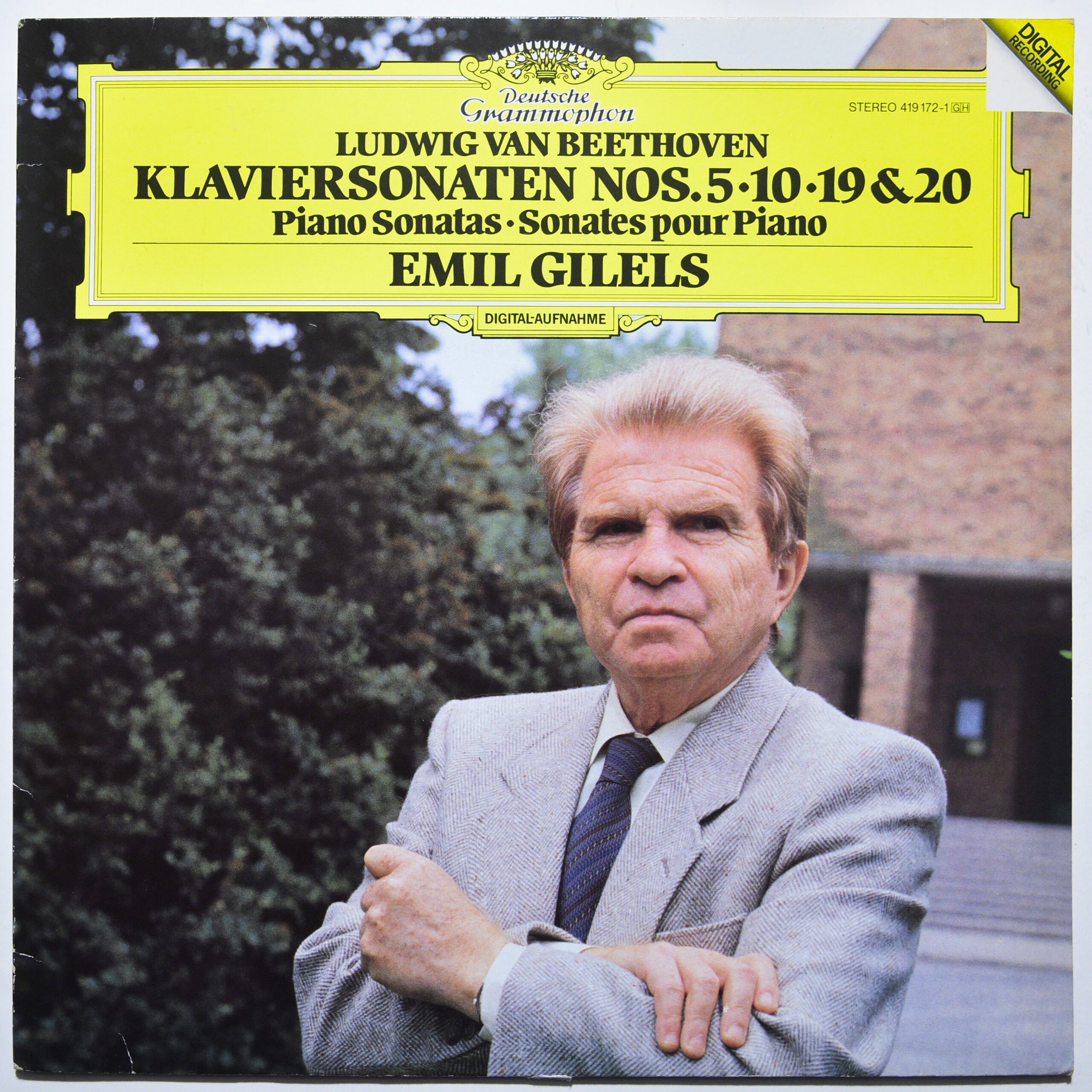 Ludwig van Beethoven / Emil Gilels – Klaviersonaten Nos. 5, 10, 19, 20