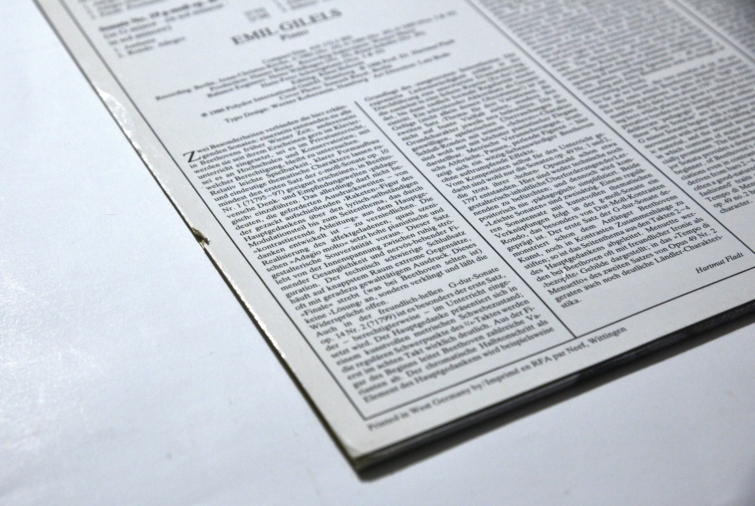 Ludwig van Beethoven / Emil Gilels – Klaviersonaten Nos. 5, 10, 19, 20